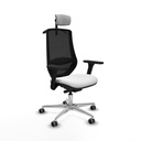 Office Chair with Headrest Mardos traslack bali Piqueras y Crespo D086G2H White