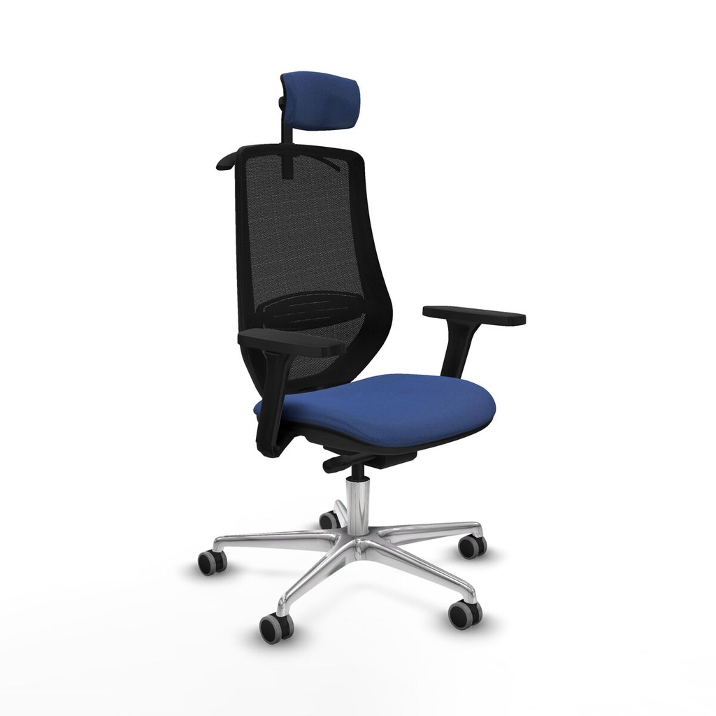 Office Chair with Headrest Mardos traslack bali Piqueras y Crespo D086G2H Navy Blue