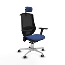 Office Chair with Headrest Mardos traslack bali Piqueras y Crespo D086G2H Navy Blue