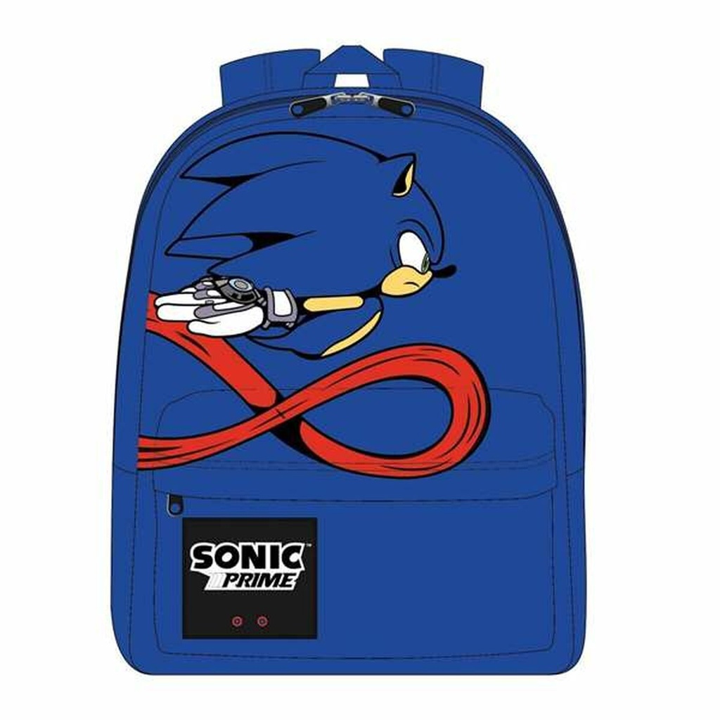 Mochila Escolar Sonic Blue