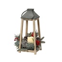 Farol Lumineo 15 x 15 x 36 cm Vela LED