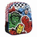 3D School Bag The Avengers Black 25,0 x 31,0 x 10,0 cm