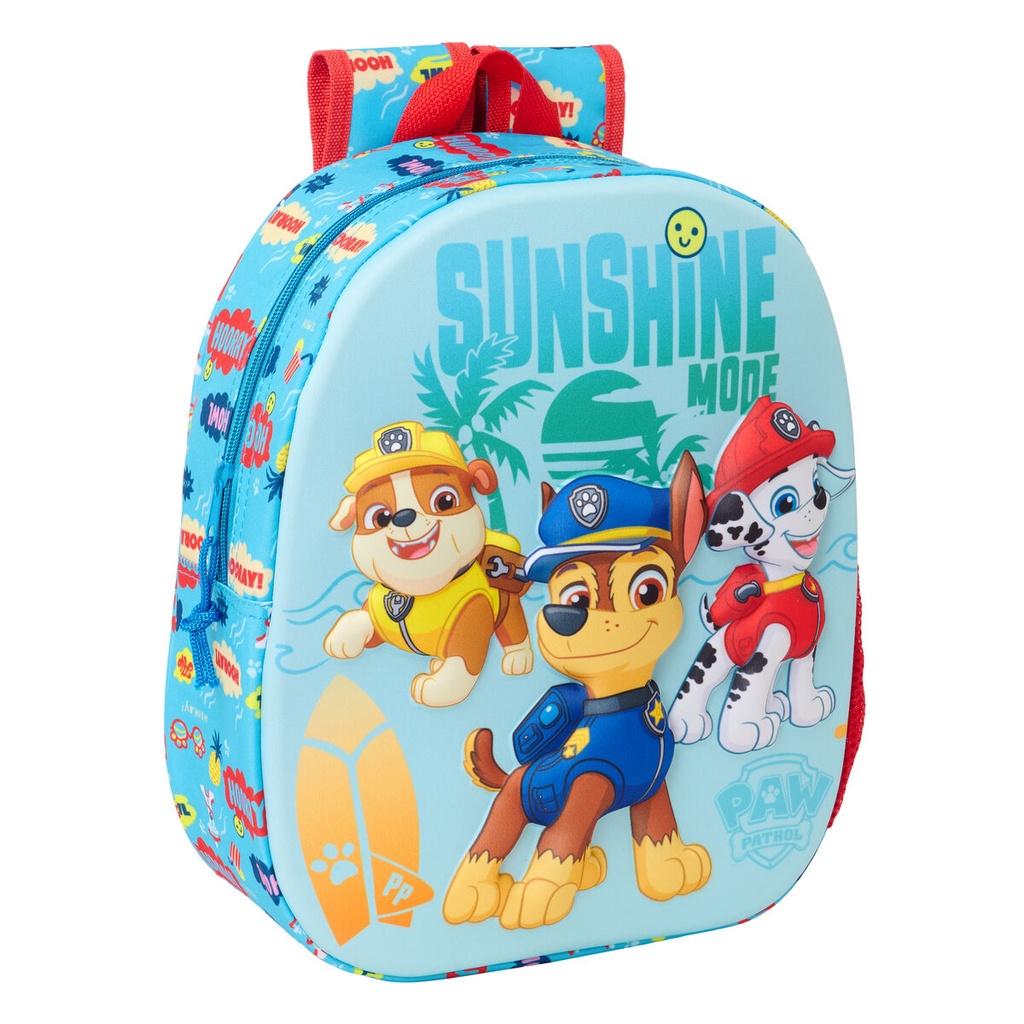 Child bag The Paw Patrol Blue 27 x 33 x 10 cm 3D