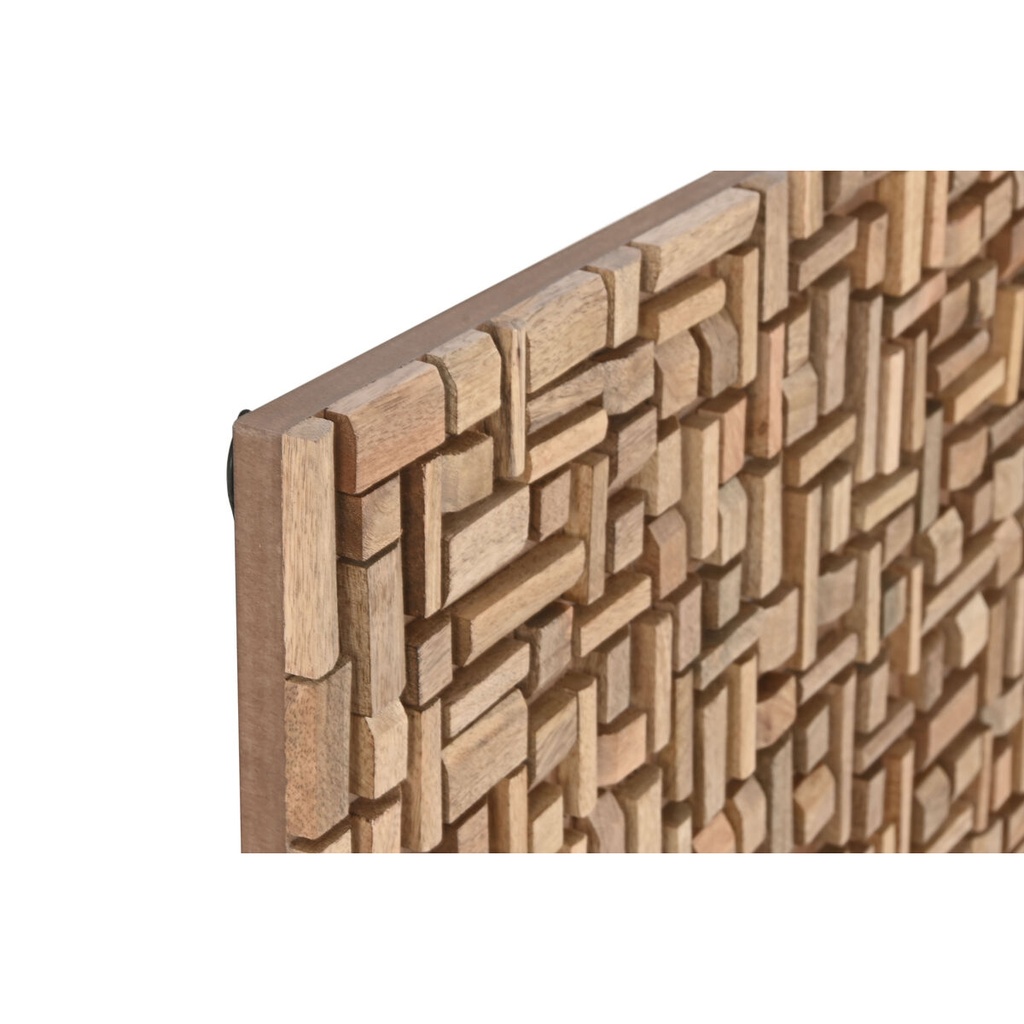 Figura Decorativa Home ESPRIT Natural Moderno 90 x 3 x 90 cm