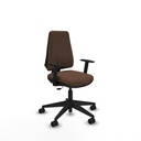 Office Chair Elche CP bali Piqueras y Crespo B1D066N Dark brown