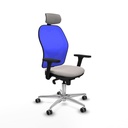 Office Chair with Headrest Jorquera Piqueras y Crespo 3D086G2 White