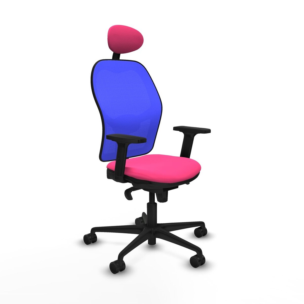 Office Chair with Headrest Jorquera Piqueras y Crespo 2D036N1 Pink