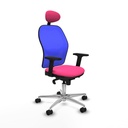 Silla de Oficina con Cabecero Jorquera Piqueras y Crespo 2D086N1 Rosa