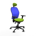 Office Chair with Headrest Jorquera Piqueras y Crespo 3D036G1 Pistachio