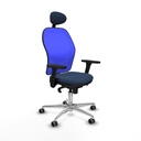 Silla de Oficina con Cabecero Jorquera Piqueras y Crespo 3D086G1 Azul marino