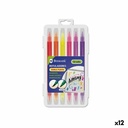 Set of Felt Tip Pens Bismark LETTERING Multicolour 12 Pieces (12 Units)