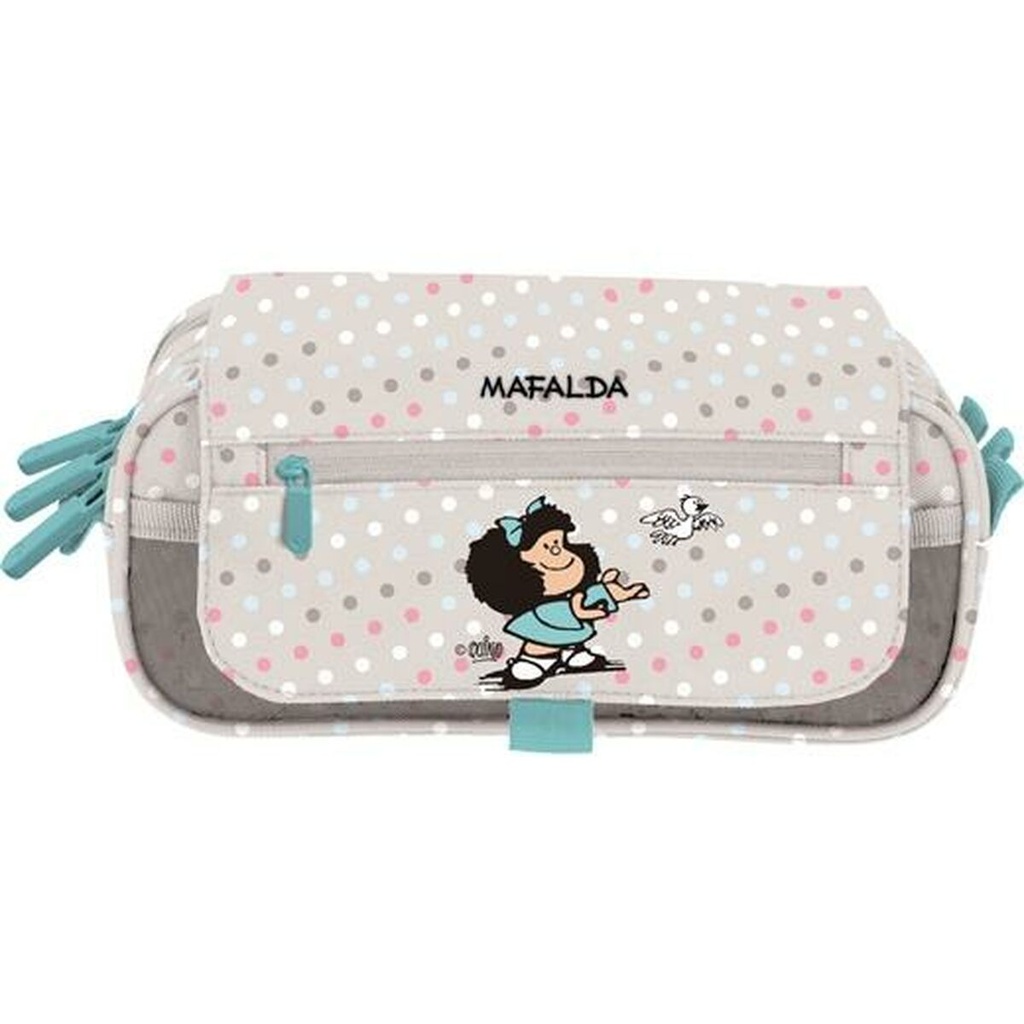 Triple Carry-all Mafalda Bird Multicolour 23 x 10 x 10 cm