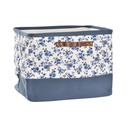 Caja de Almacenaje DKD Home Decor Azul Blanco 40 x 30 x 30 cm