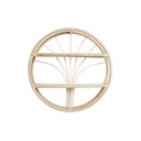 Estantería DKD Home Decor De pared Natural Ratán 2 Estantes (60 x 14 x 60 cm)