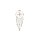 Atrapasueños DKD Home Decor Blanco Multicolor Natural Plumas Boho 52 x 1 x 145 cm (1 unidad)