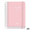 Agenda DOHE SERENITY WIRE´O Rosa A6 120 x 170 mm 2025-2026 (20 Unidades)