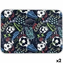 Protective mat Bits&Bobs MATCH Multicolour PVC 47 x 33 cm Tablecloth (2 Units)