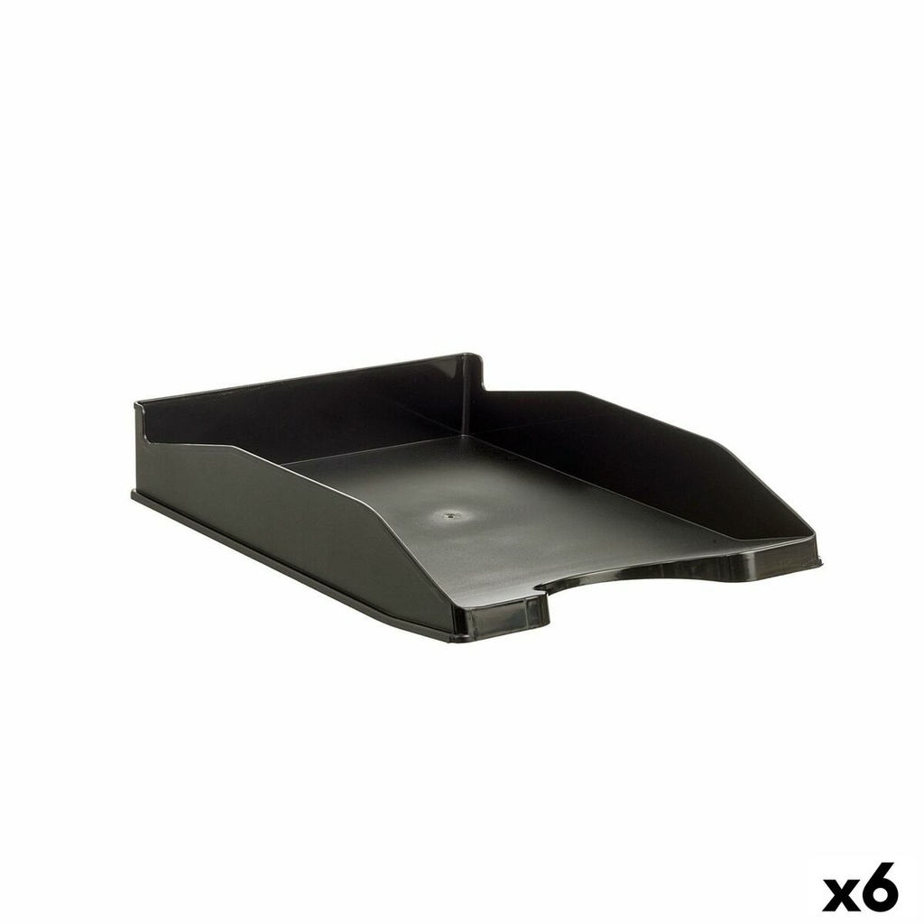 Filing Tray Archivo 2000 Black A4 Plastic (6 Units)