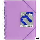 Organiser Folder Grafoplas Lavendar A4 (6 Units)