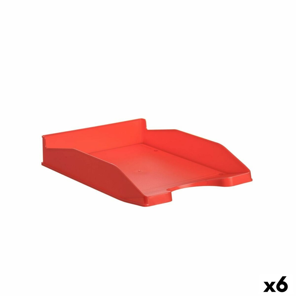 Filing Tray Archivo 2000 Red A4 Plastic (6 Units)