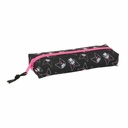 Estuche Escolar Kuromi Negro Fucsia 22 x 4 x 7 cm
