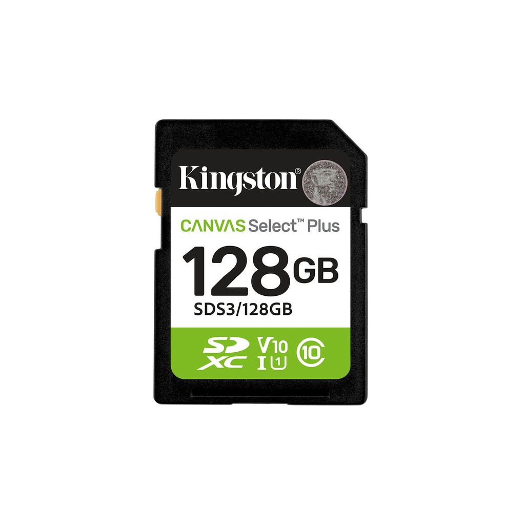 Micro SD Memory Card with Adaptor Kingston SDS3/128GB 128 GB