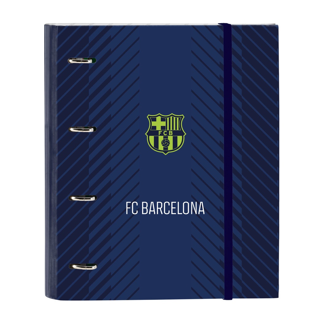 Carpeta de anillas F.C. Barcelona Azul marino 27 x 32 x 3.5 cm