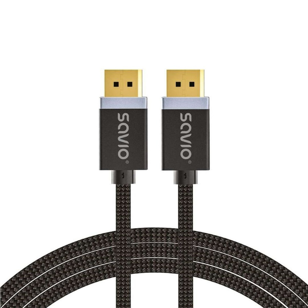 DisplayPort Cable Savio CL-165 Black 1 m