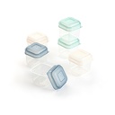 Set de Recipientes de Cocina Herméticos Apilables Quid Minimal 5 x 5 x 6 cm 6 Piezas