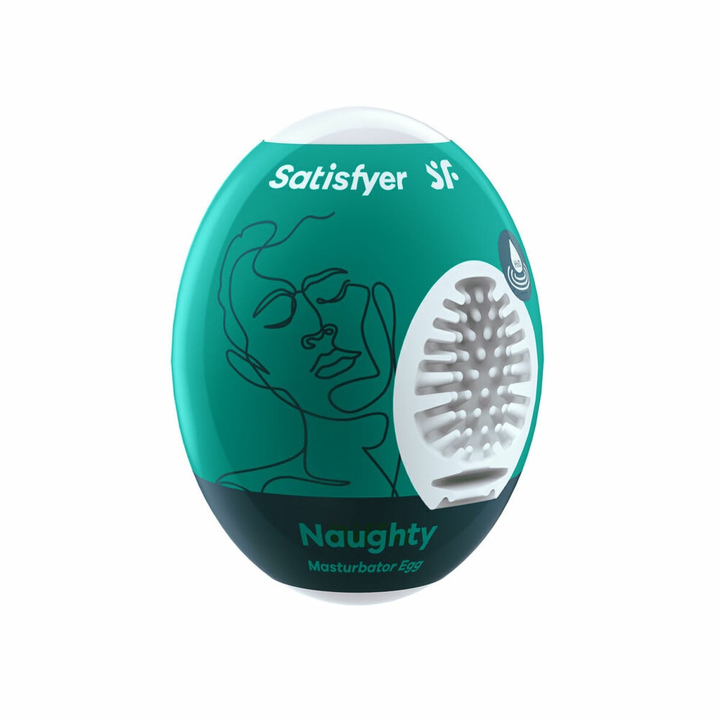 Huevo Masturbador Satisfyer Naughty Verde