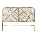 Headboard DKD Home Decor Natural Rattan 175 x 3 x 130 cm 175 x 3 x 126 cm