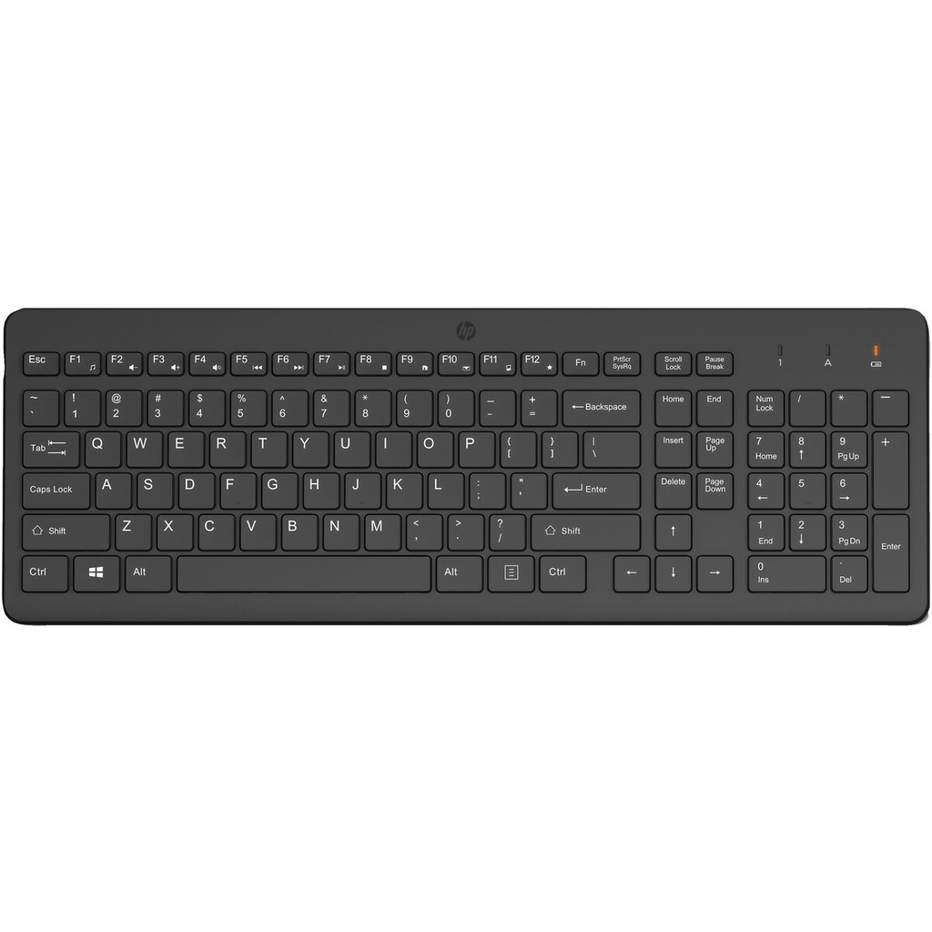 Wireless Keyboard HP 225 Black Spanish Qwerty QWERTY