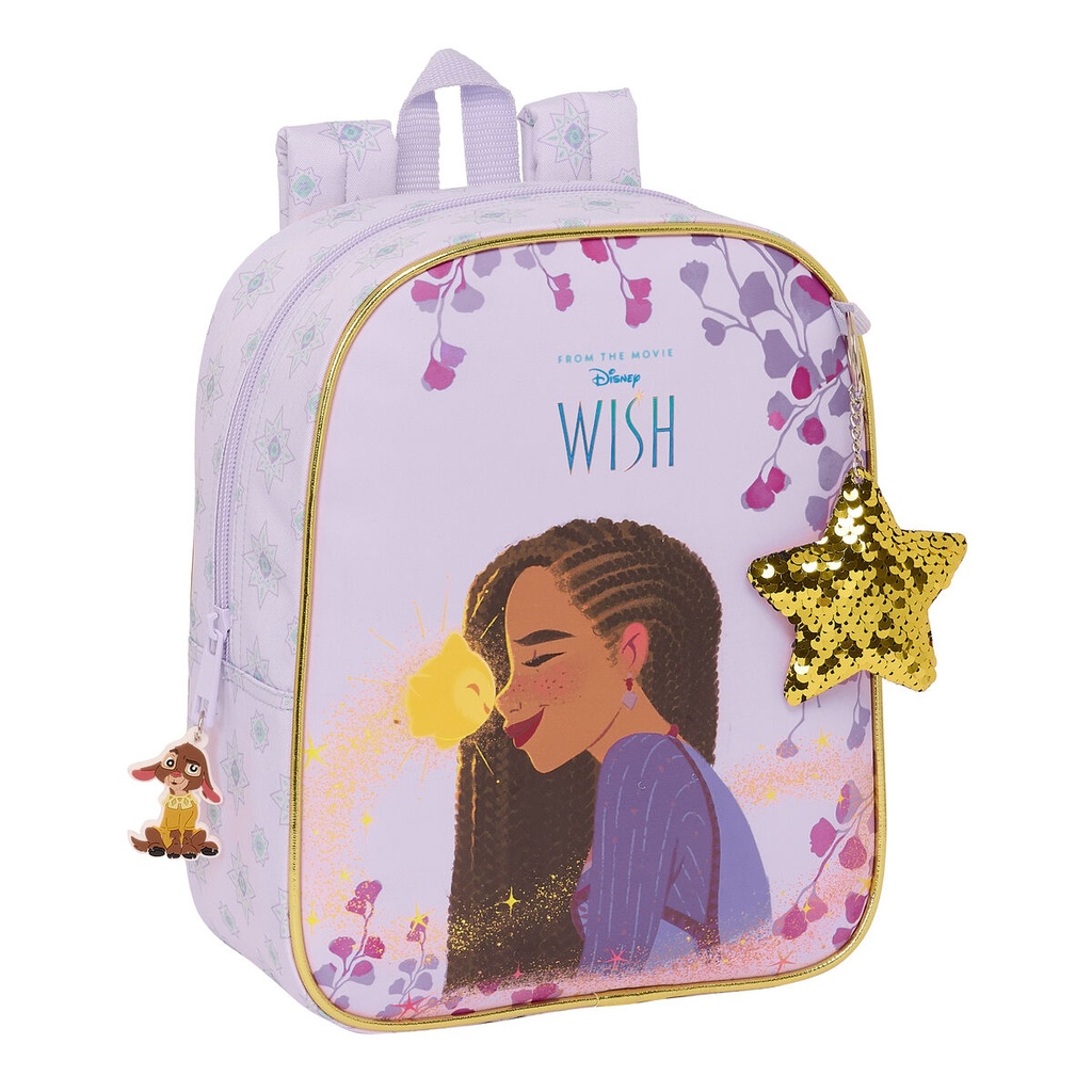 Mochila Infantil Wish Lila 22 x 27 x 10 cm