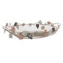 Centro de Mesa DKD Home Decor Multicolor Metal 56 x 36 x 12,7 cm