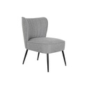Sillón DKD Home Decor Gris Metal 55 x 64 x 72,5 cm
