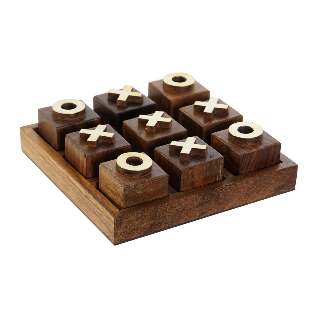 Juego Tres en Raya Home ESPRIT 13 x 13 x 4 cm