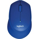 Ratón Inalámbrico Logitech M330 Silent Plus Azul 1000 dpi