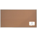 Bulletin board Nobo Essence Natural 240 x 120 cm