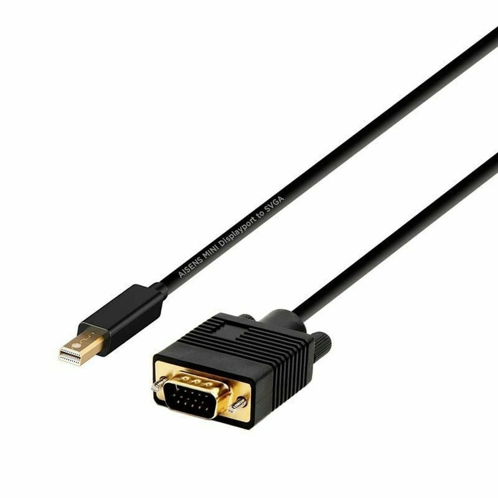Mini DisplayPort to VGA adapter Aisens Black 2 m