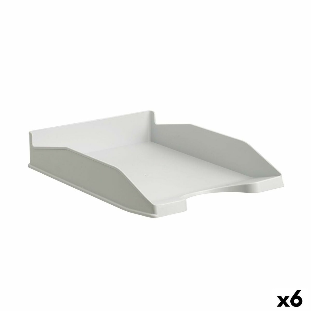 Filing Tray Archivo 2000 Grey A4 Plastic (6 Units)