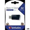 USB stick Verbatim STORE´N´CLICK Black 32 GB (10 Units)