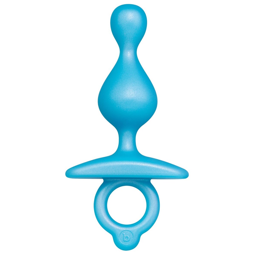 Anal plug B-Vibe Blue (7,6 cm)