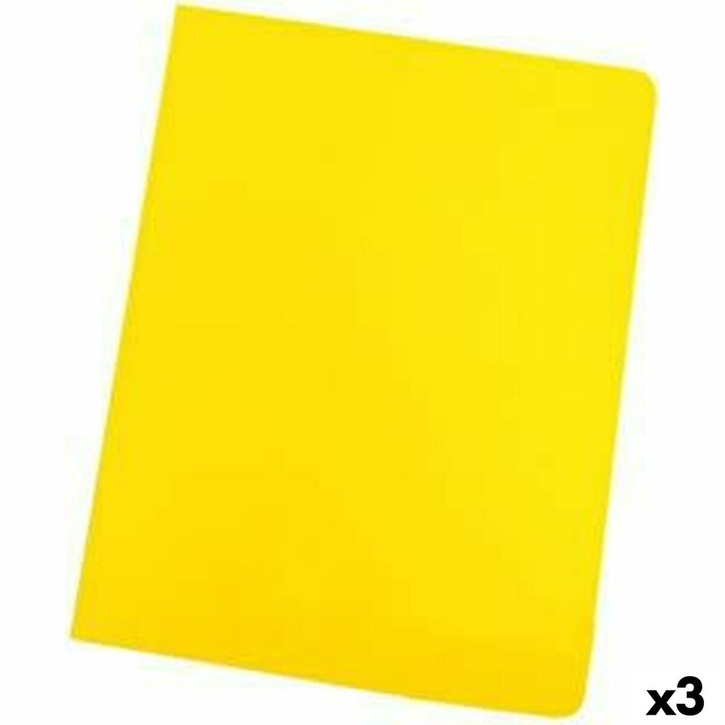 Set de Subcarpetas Elba Amarillo A4 50 Piezas (3 Unidades)