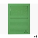 Set of Subfolders Exacompta A4 100 Pieces (4 Units)