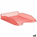 Filing Tray Archivo 2000 Red A4 34,5 x 25,5 x 6 cm (6 Units)