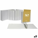 Ring binder Grafoplas White A3 (9Units)