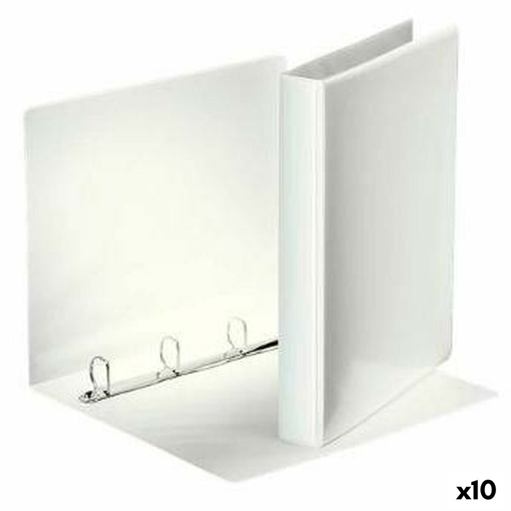 Ring binder Esselte White A4 (10 Units)
