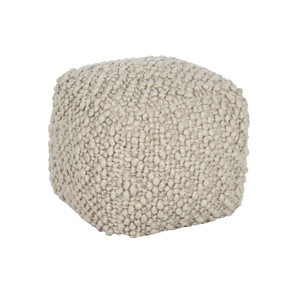 Reposapiés Home ESPRIT Beige 45 x 45 x 45 cm