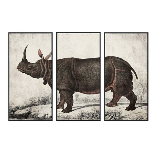 Canvas DKD Home Decor polystyrene Canvas 180 x 4 x 120 cm (3 Pieces)