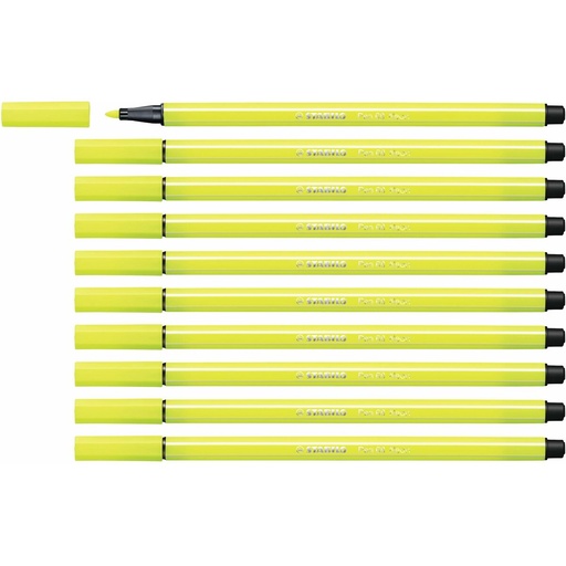 Rotuladores Stabilo Pen 68 Fluorescente Amarillo (10 Piezas)